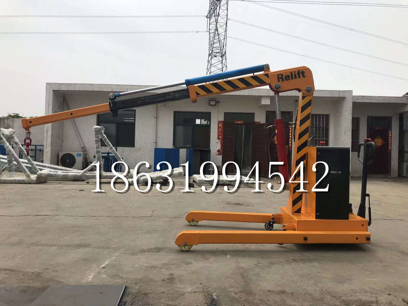 鹿野乡久征定做3吨三轮随车吊 农用园林绿化移树吊 平板工程用小吊机