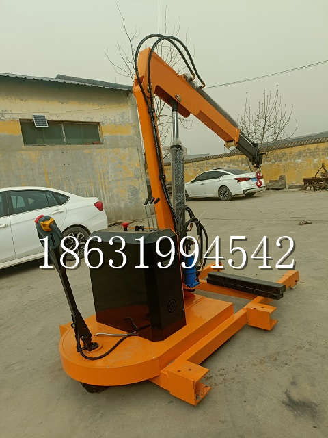 鹿野乡自卸车厢随车吊 自制轮式四不像起重机 四驱平板吊 5吨 贵盛